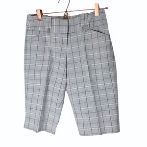 NWOT Vintage Express Plaid Editor Shorts 0